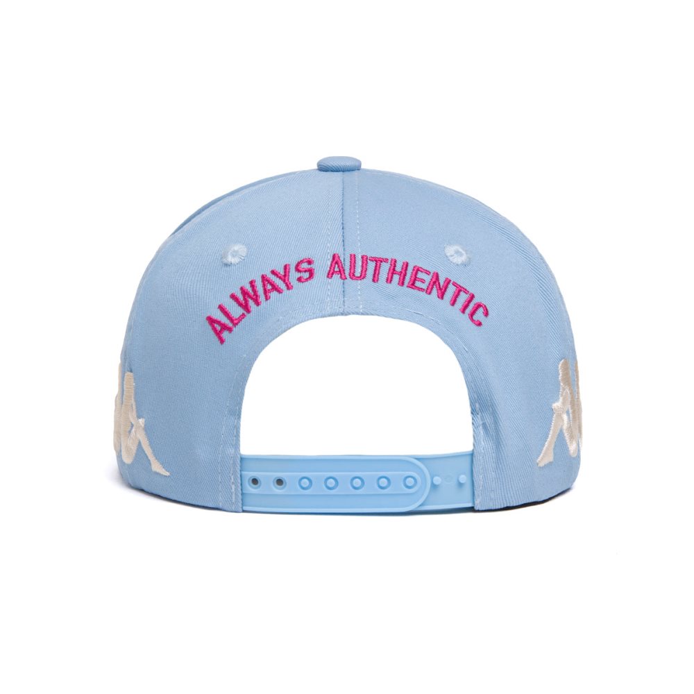 Kappa Authentic Graphik Tornado Caps Light Blue Pink | ZD7692018