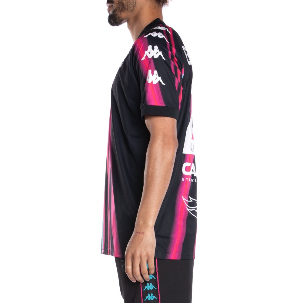 Kappa Authentic Gumball Gabz Soccer Jersey Black Pink | AP3276549