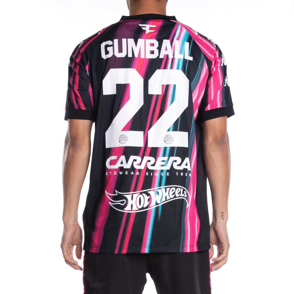 Kappa Authentic Gumball Gabz Soccer Jersey Black Pink | AP3276549