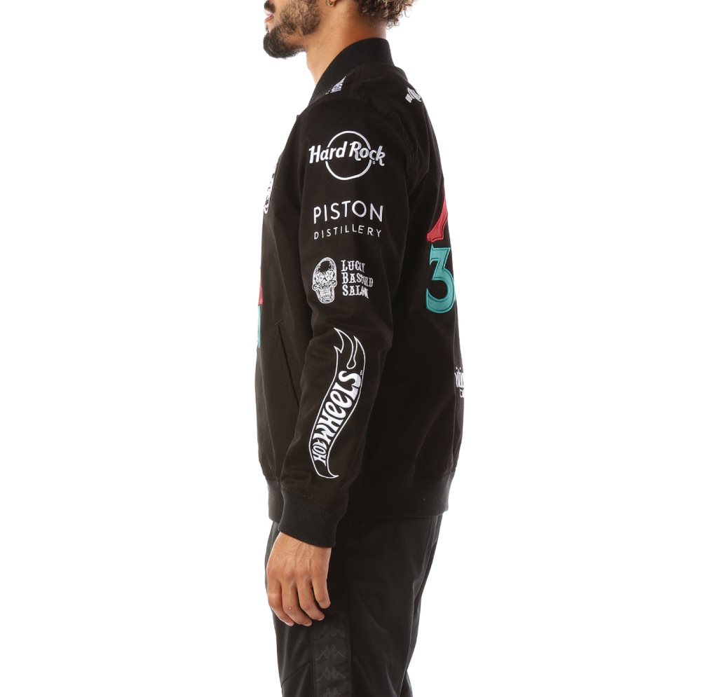 Kappa Authentic Gumball Glinket Track Jackets Black | LG5748932