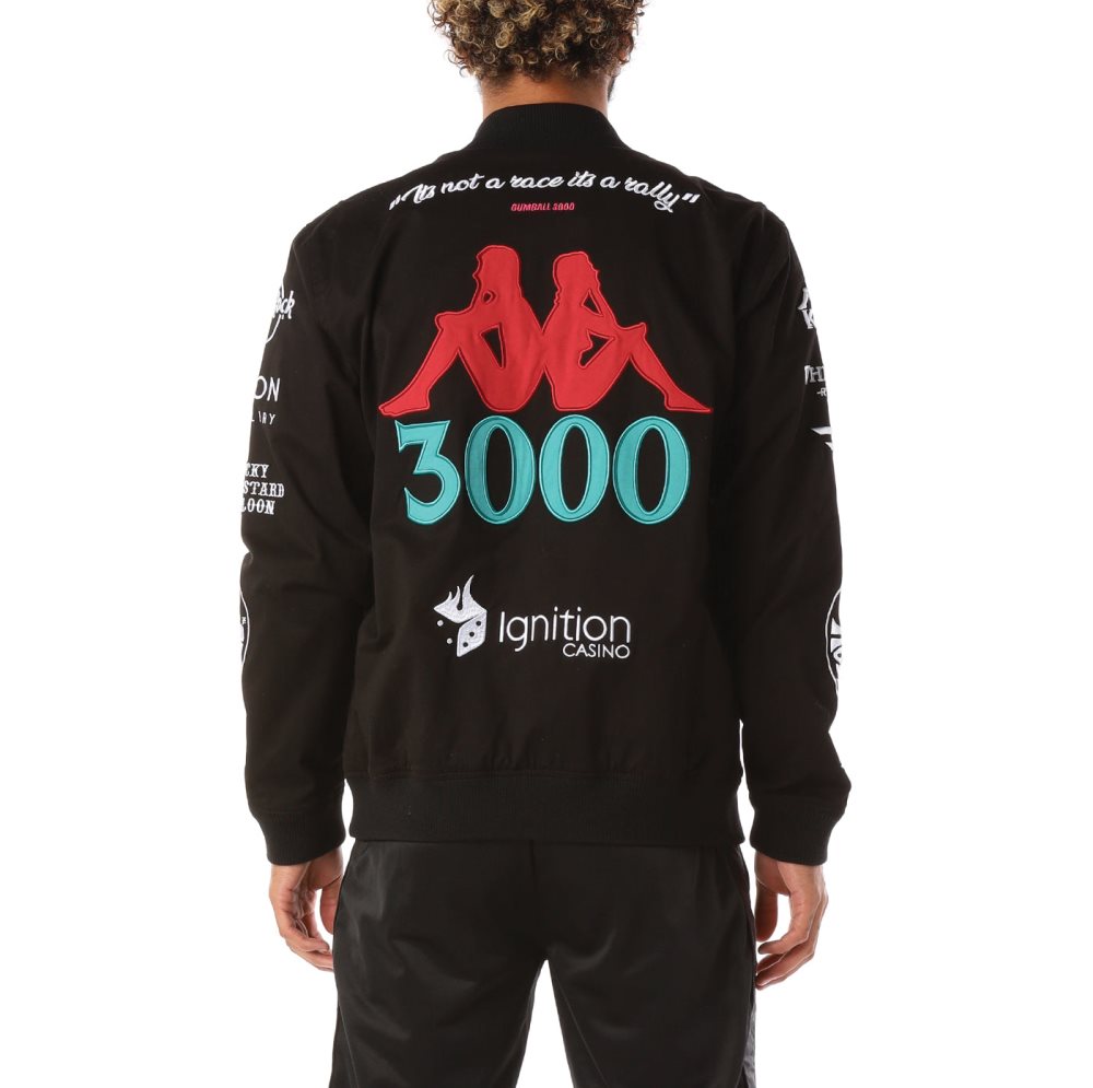 Kappa Authentic Gumball Glinket Track Jackets Black | LG5748932