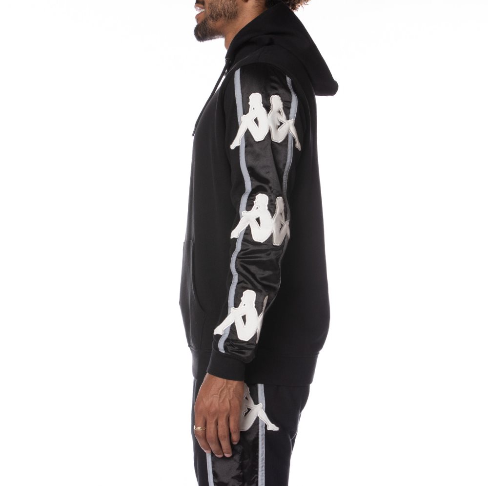 Kappa Authentic Hall Hoodie Black | UX7359021