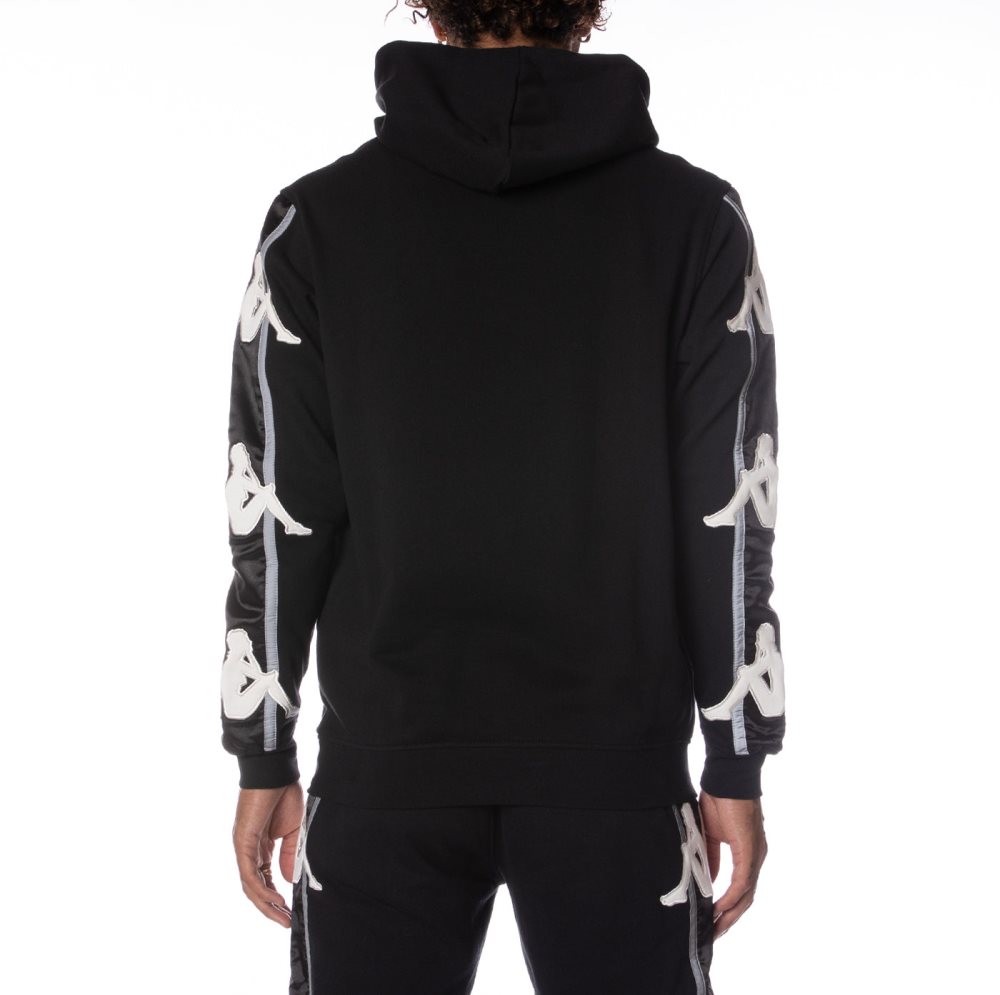 Kappa Authentic Hall Hoodie Black | UX7359021