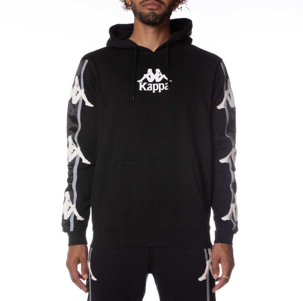Kappa Authentic Hall Hoodie Black | UX7359021