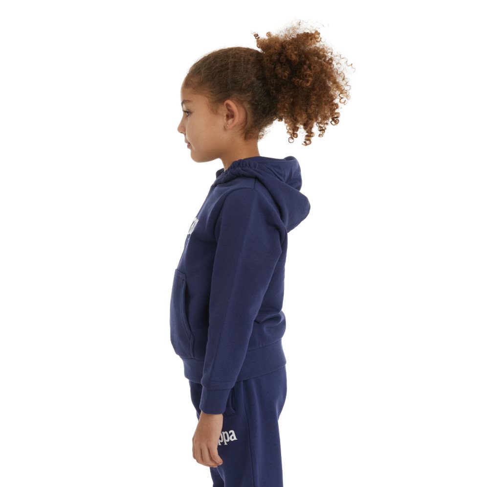 Kappa Authentic Haris Hoodie Navy | VQ4561780