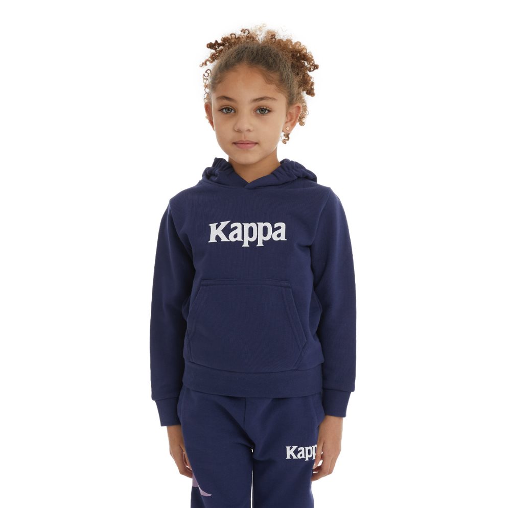 Kappa Authentic Haris Hoodie Navy | VQ4561780