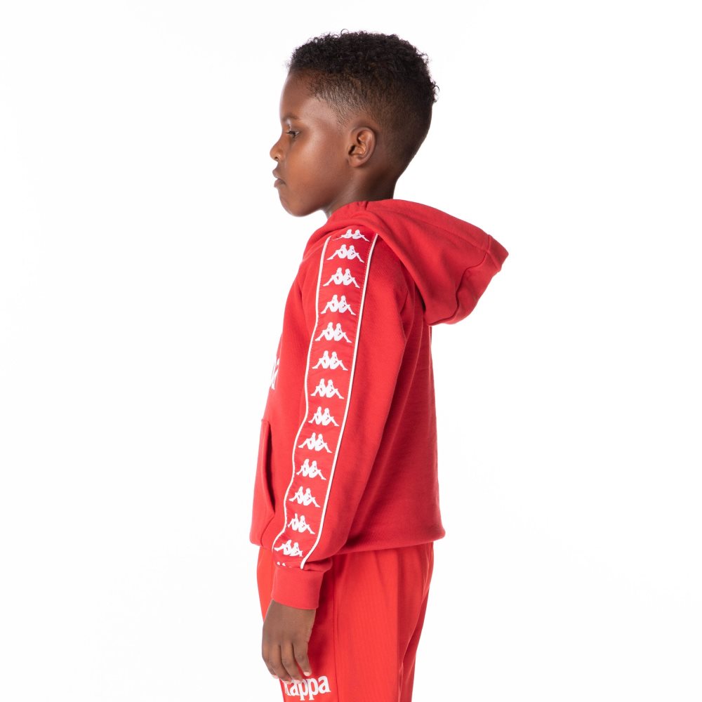 Kappa Authentic Haris Hoodie Red | RJ7958312