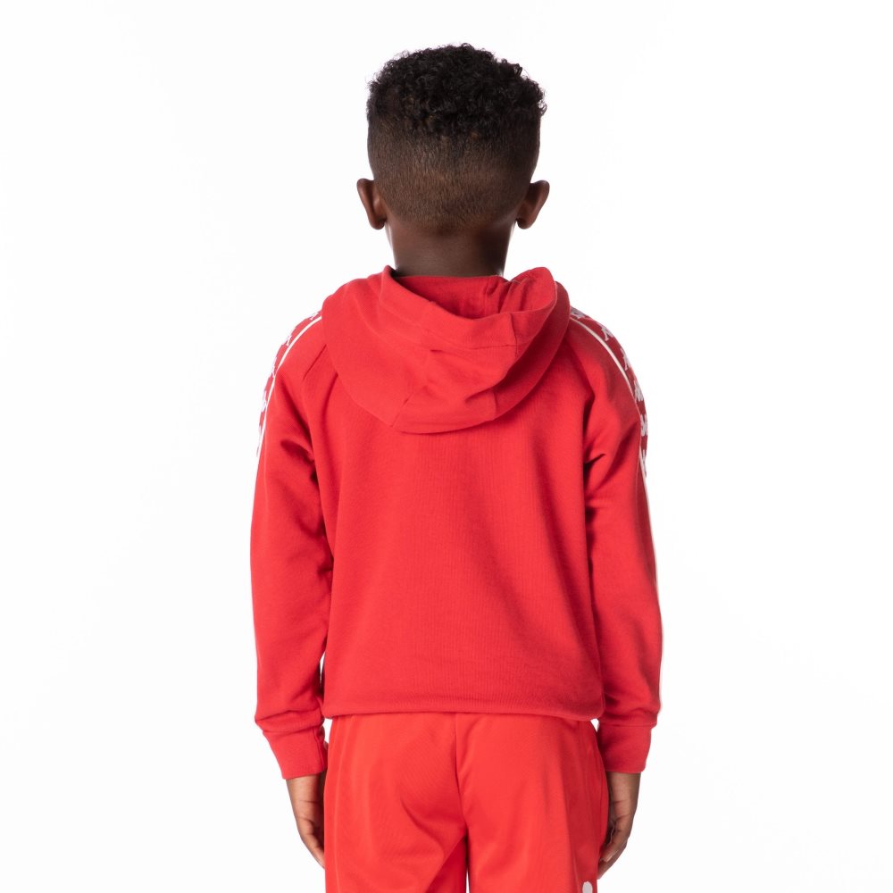 Kappa Authentic Haris Hoodie Red | RJ7958312