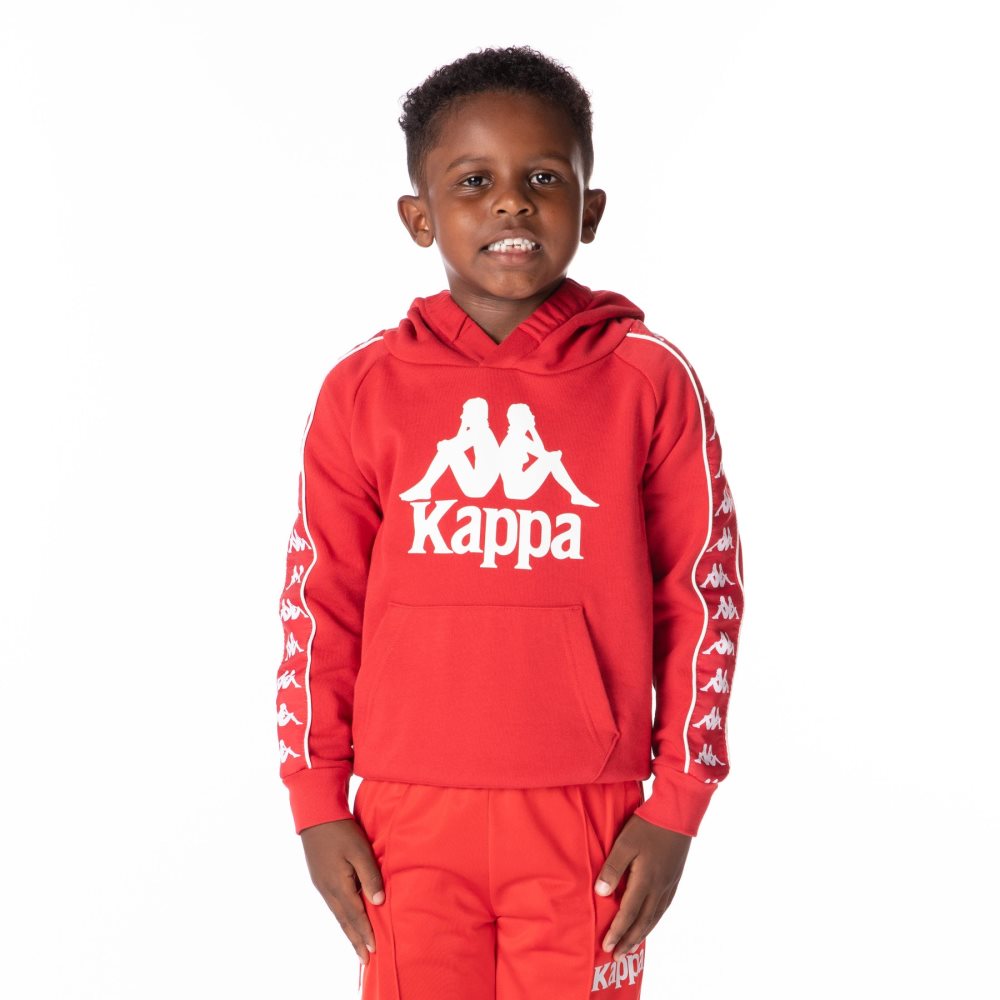 Kappa Authentic Haris Hoodie Red | RJ7958312