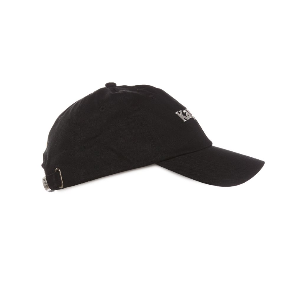 Kappa Authentic Hoogeveen Caps Black Orange | GD2165830