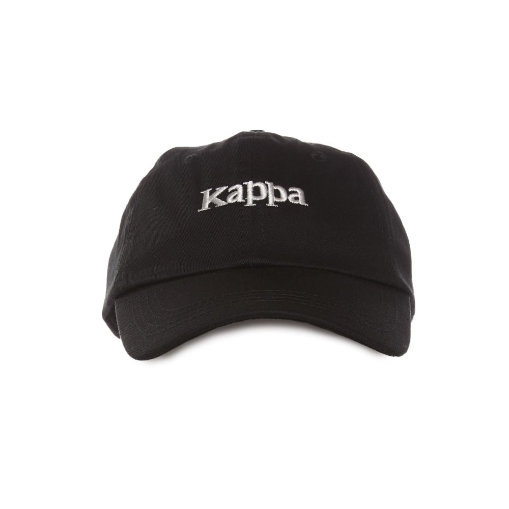 Kappa Authentic Hoogeveen Caps Black Orange | GD2165830