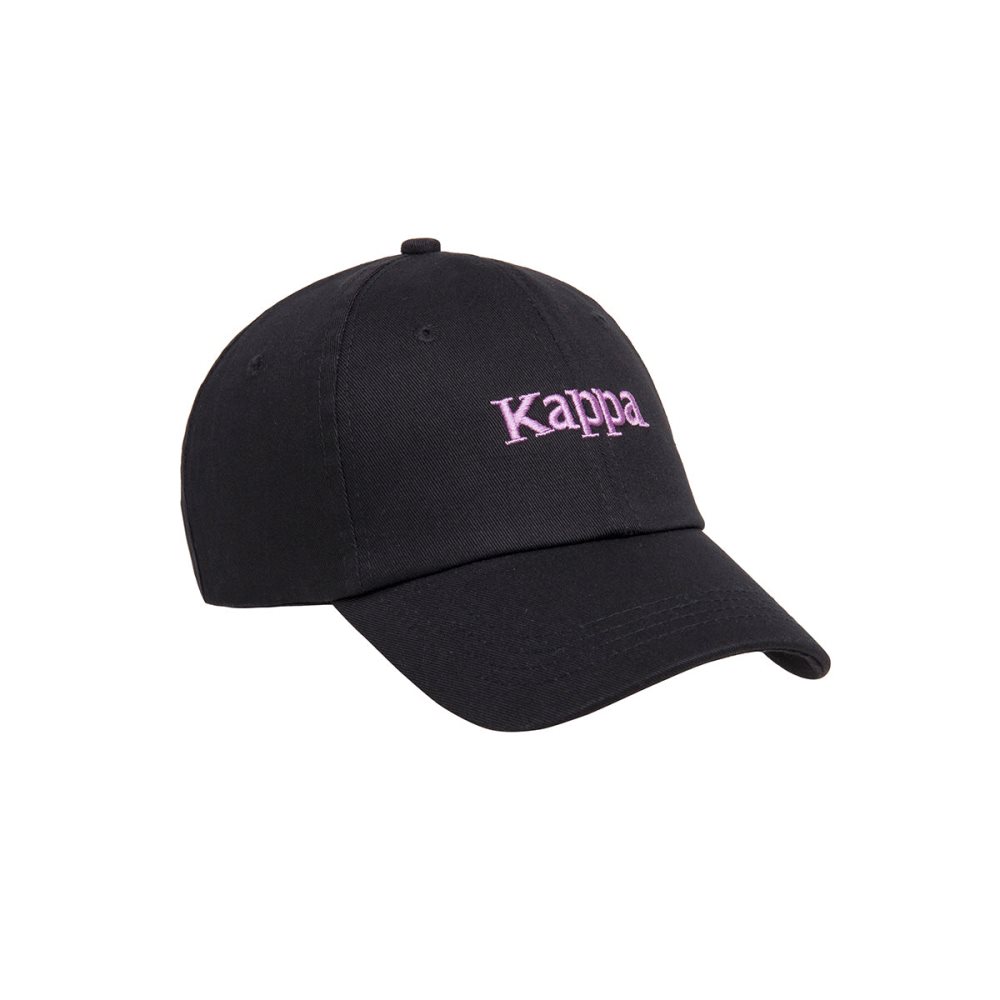 Kappa Authentic Hoogeveen Caps Black Purple | CS3742069