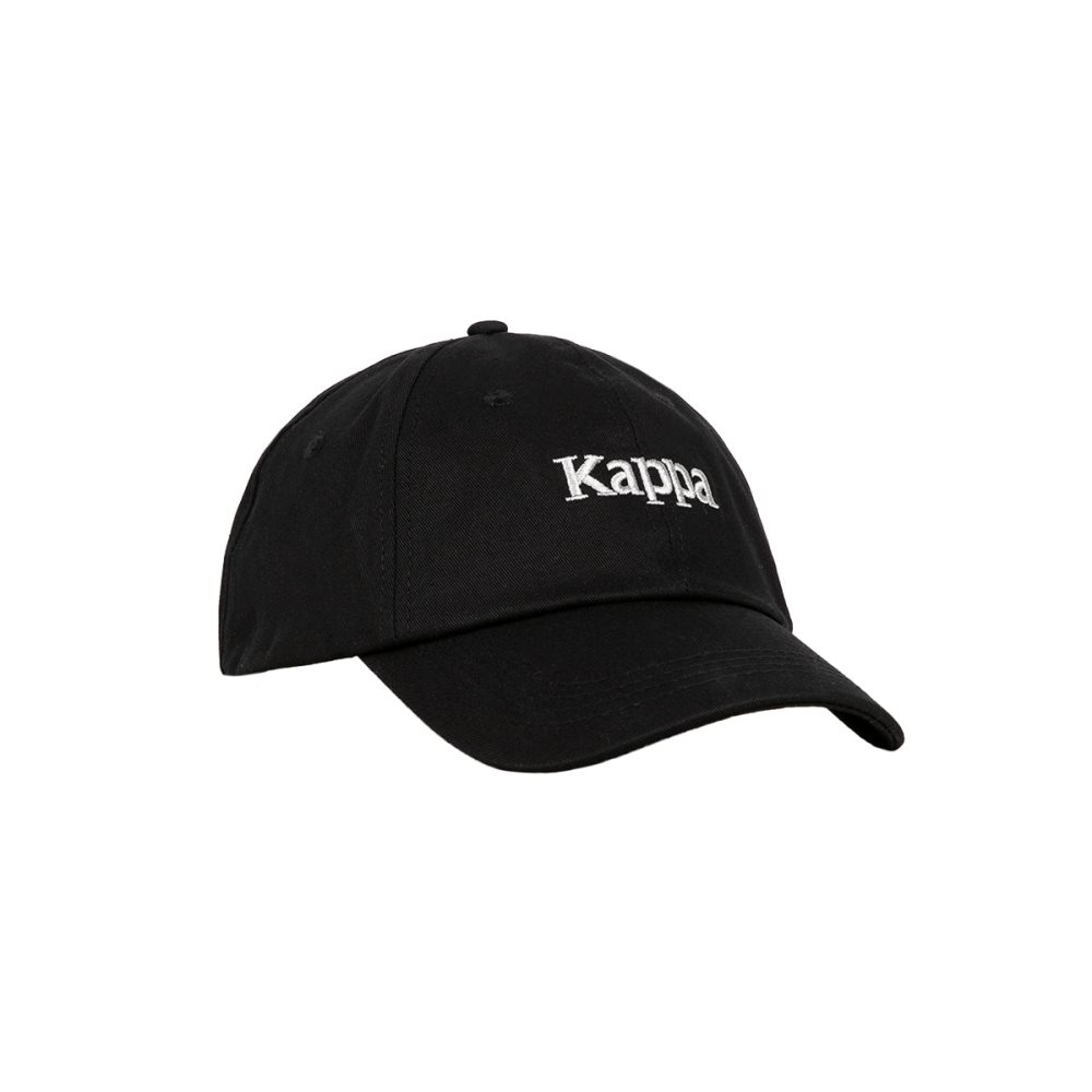 Kappa Authentic Hoogeveen Caps Black | YC1062379