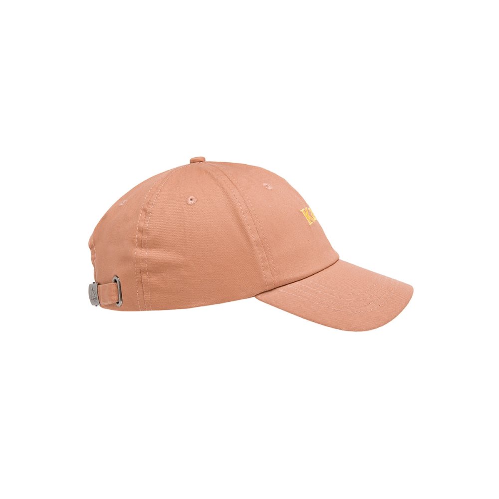 Kappa Authentic Hoogeveen Caps Brown Yellow | PM4816507