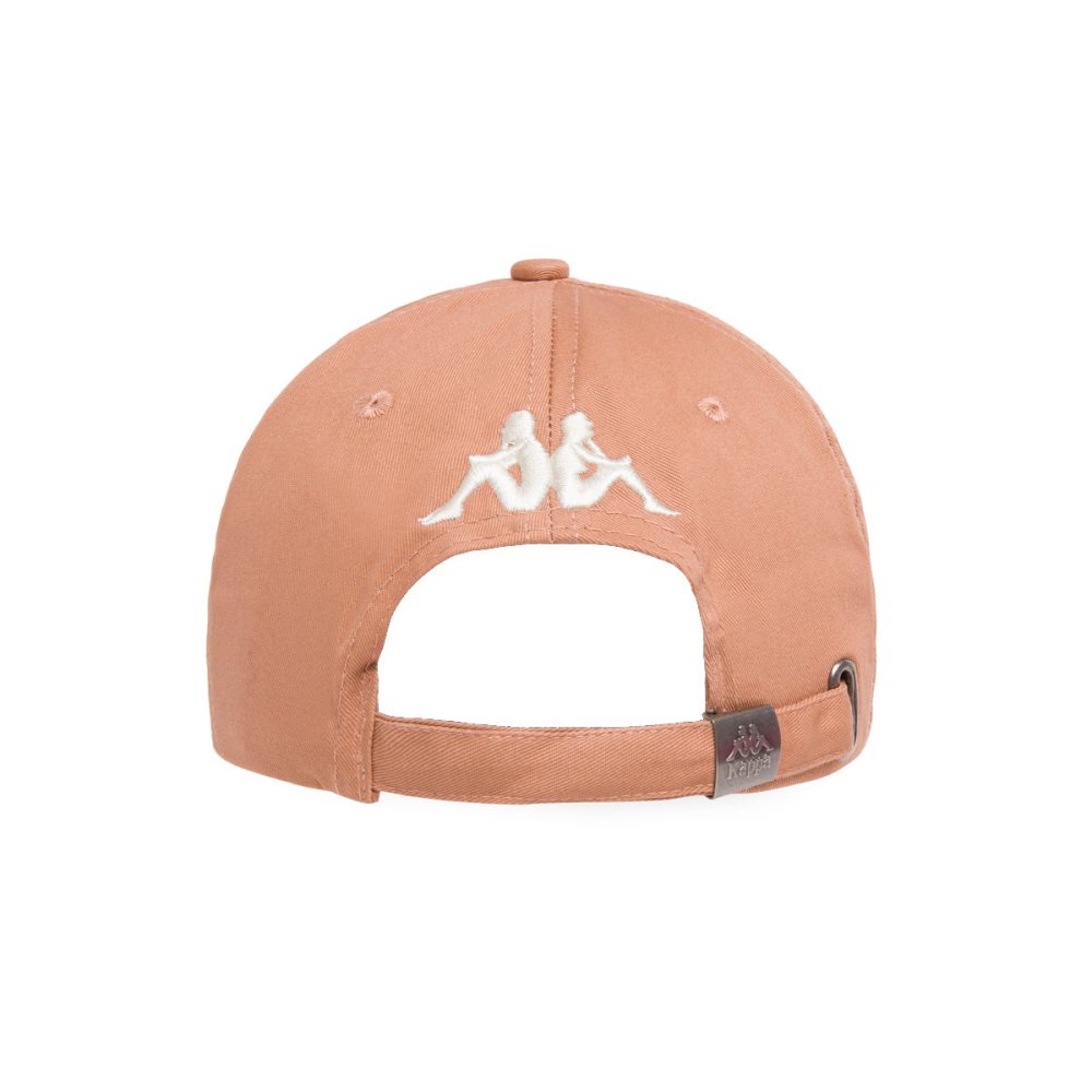 Kappa Authentic Hoogeveen Caps Brown Yellow | PM4816507