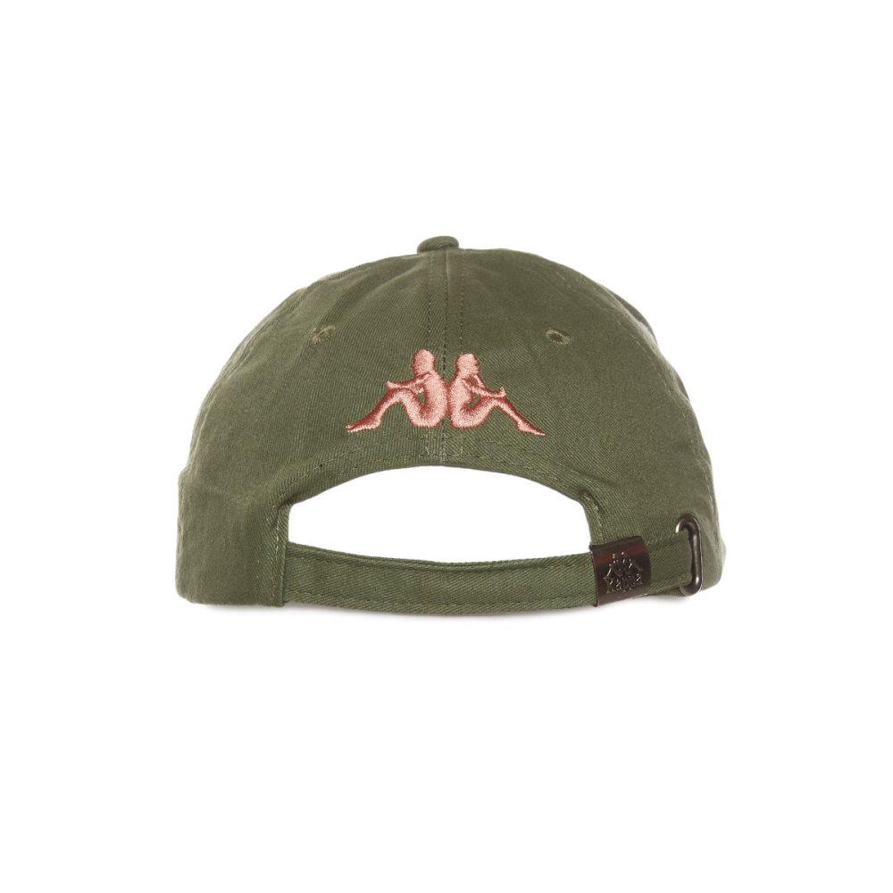 Kappa Authentic Hoogeveen Caps Green Olive | SV7651284