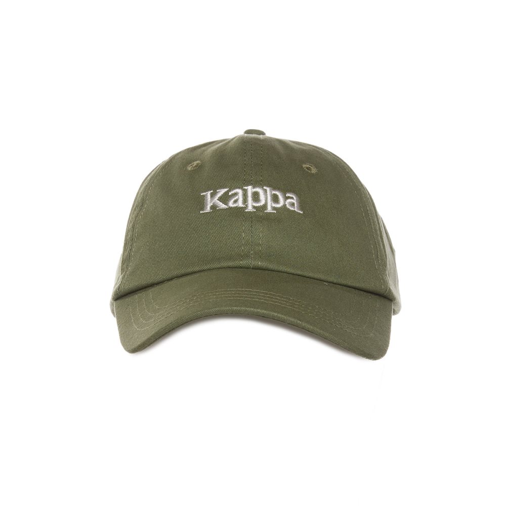 Kappa Authentic Hoogeveen Caps Green Olive | SV7651284