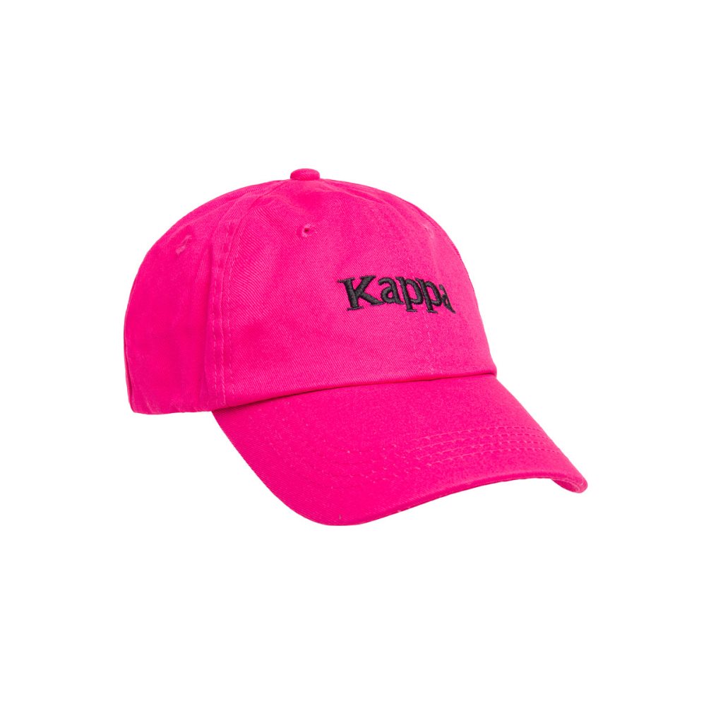 Kappa Authentic Hoogeveen Caps Pink Black | KU9378501