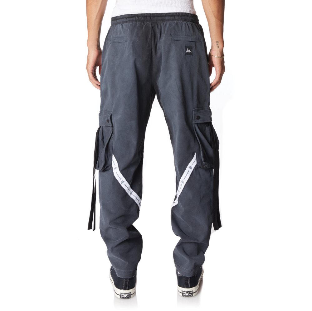 Kappa Authentic Jpn Hosin Cargo Sweatpants Black | QT2865914