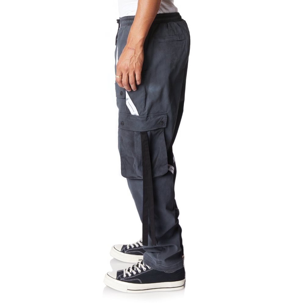 Kappa Authentic Jpn Hosin Cargo Sweatpants Black | YE6489527