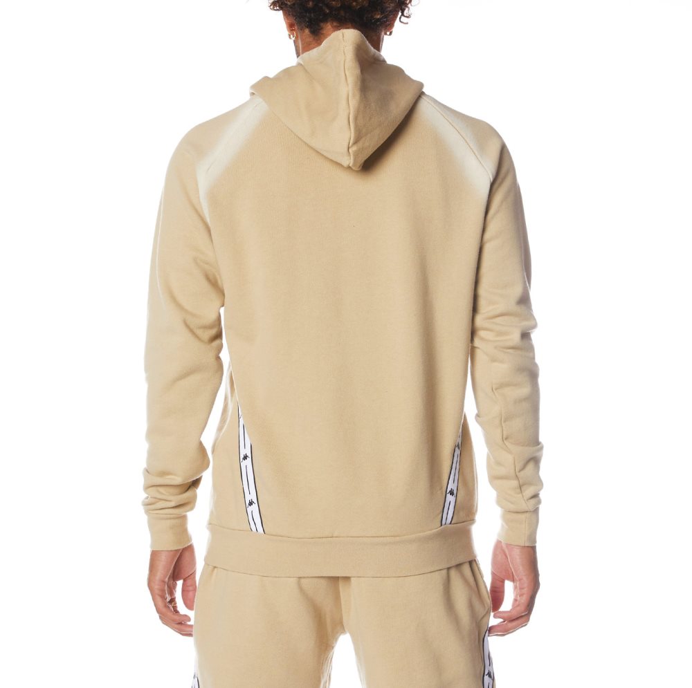 Kappa Authentic Jpn Lodz Hoodie Beige | CU2754108