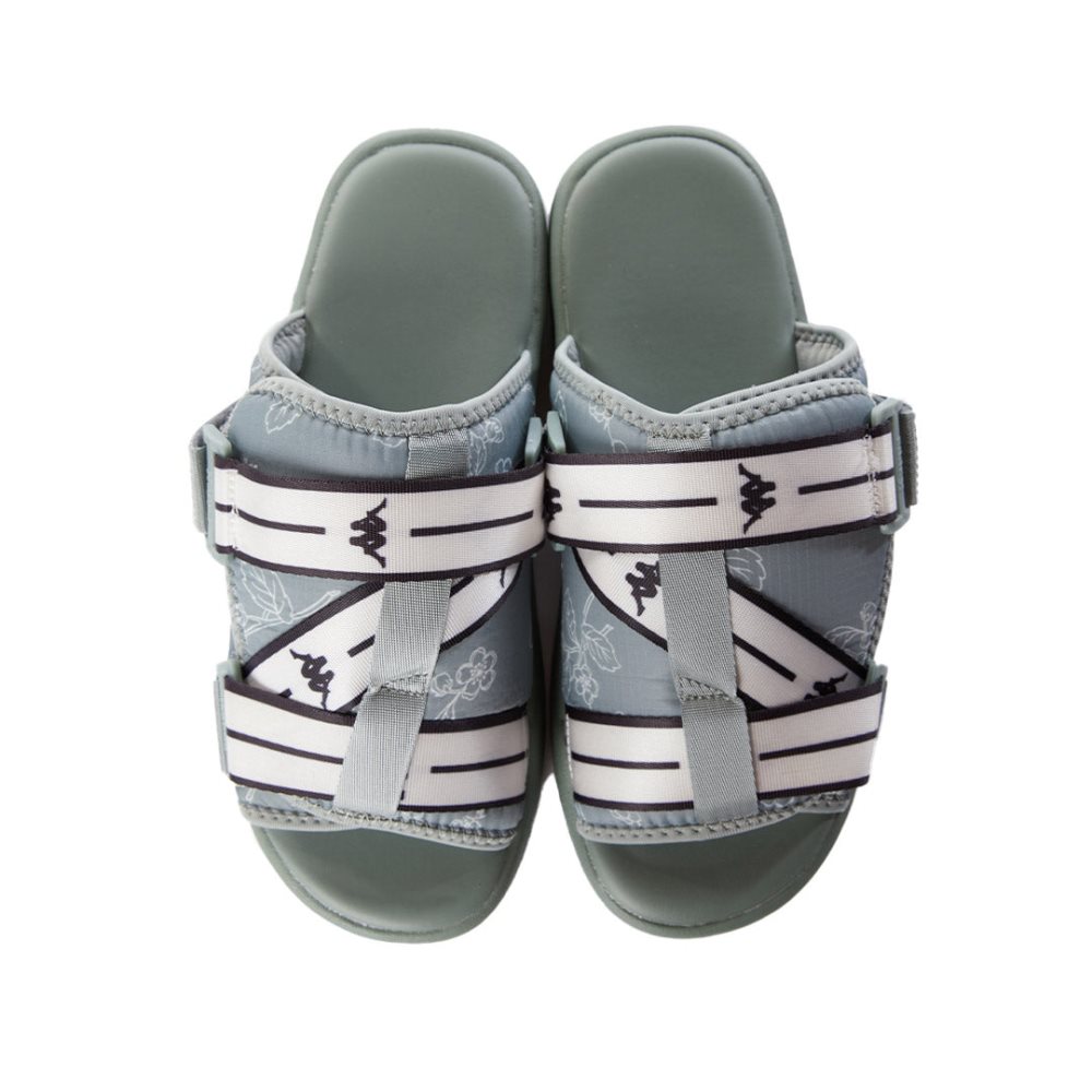 Kappa Authentic Jpn Ridew 1 Sandals Green White Black | FM9840265