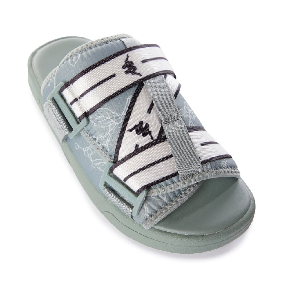 Kappa Authentic Jpn Ridew 1 Sandals Green White Black | GC9436172