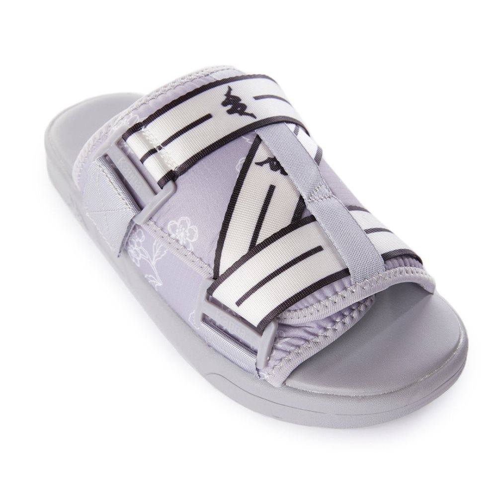 Kappa Authentic Jpn Ridew 1 Sandals Grey White | OD3129748