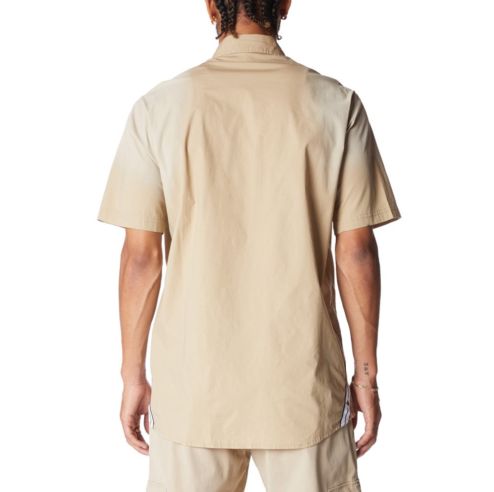 Kappa Authentic Jpn Takata Button Down T Shirts Beige | FN1035947