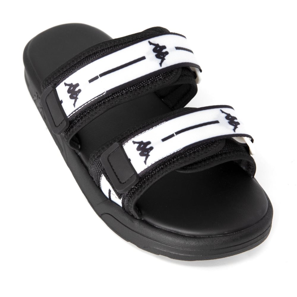 Kappa Authentic Jpn Tasiilaq 1 Slides Black White | ZF1967382