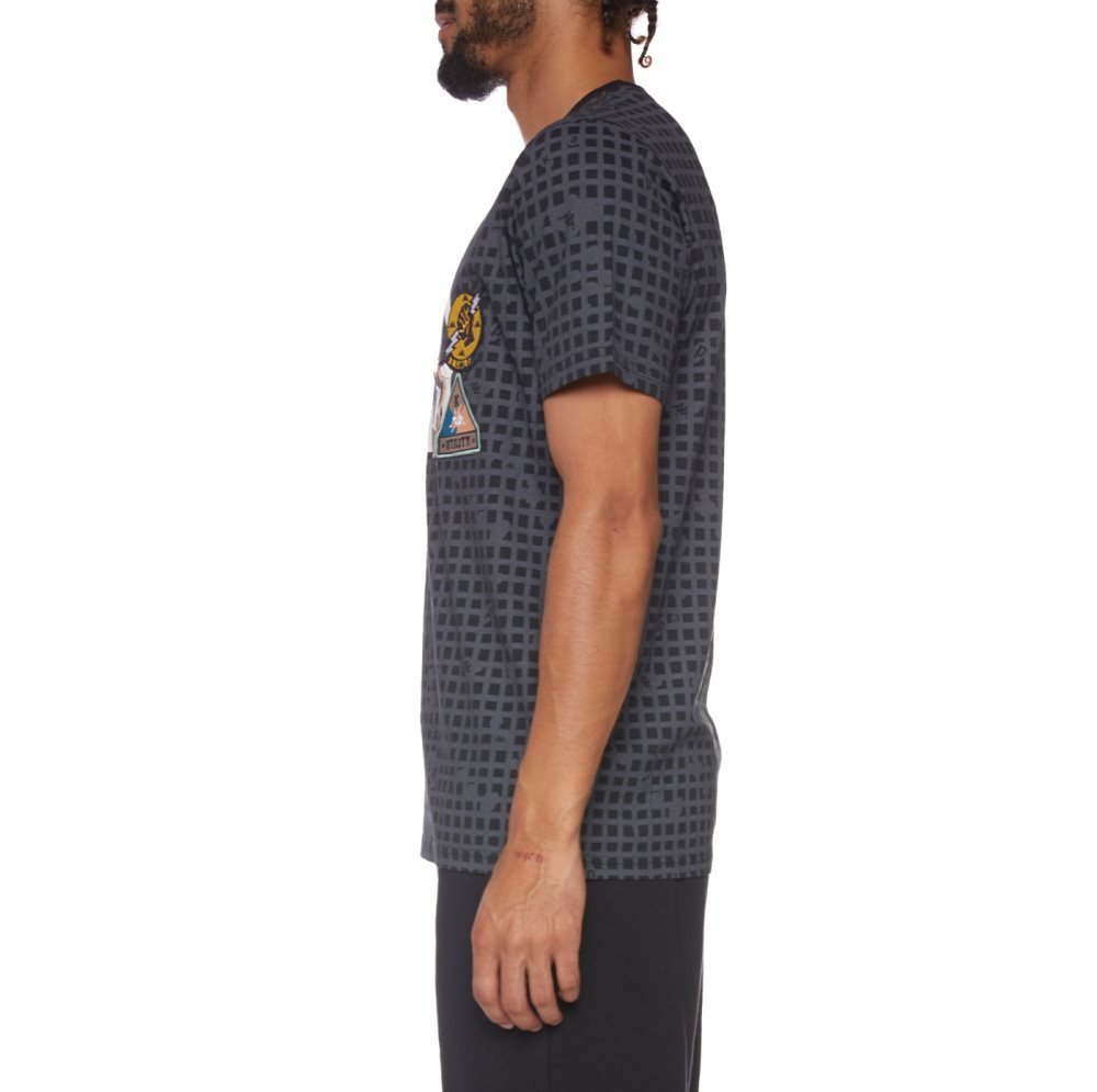 Kappa Authentic Kareem T Shirts Black | EY8516072