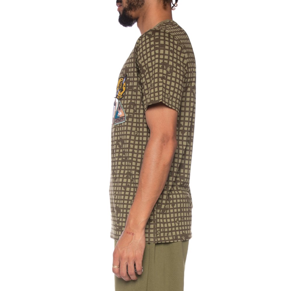 Kappa Authentic Kareem T Shirts Olive | FO8412935