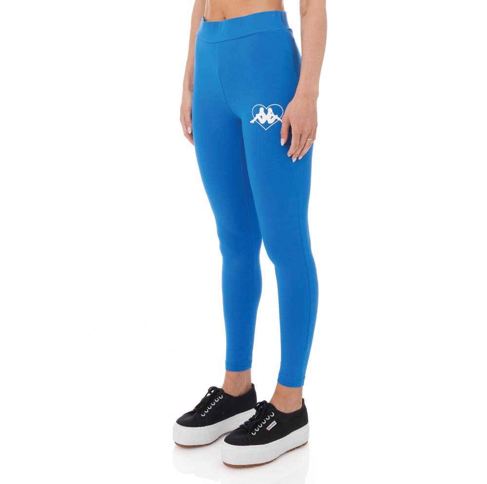 Kappa Authentic Love Tarnow Leggings Blue | HL0162837
