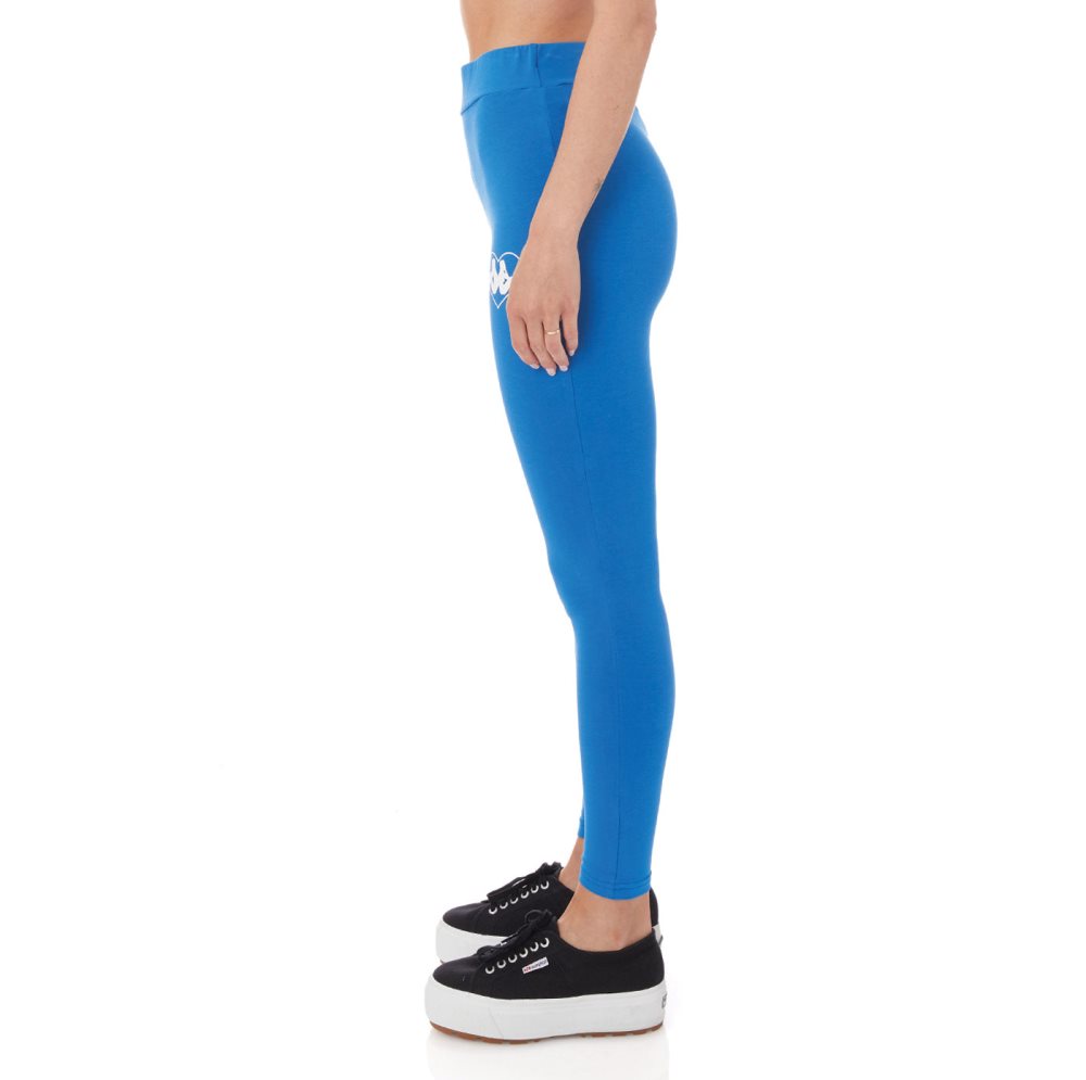 Kappa Authentic Love Tarnow Leggings Blue | HL0162837