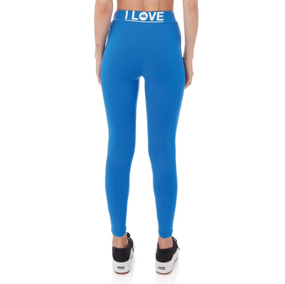 Kappa Authentic Love Tarnow Leggings Blue | HL0162837