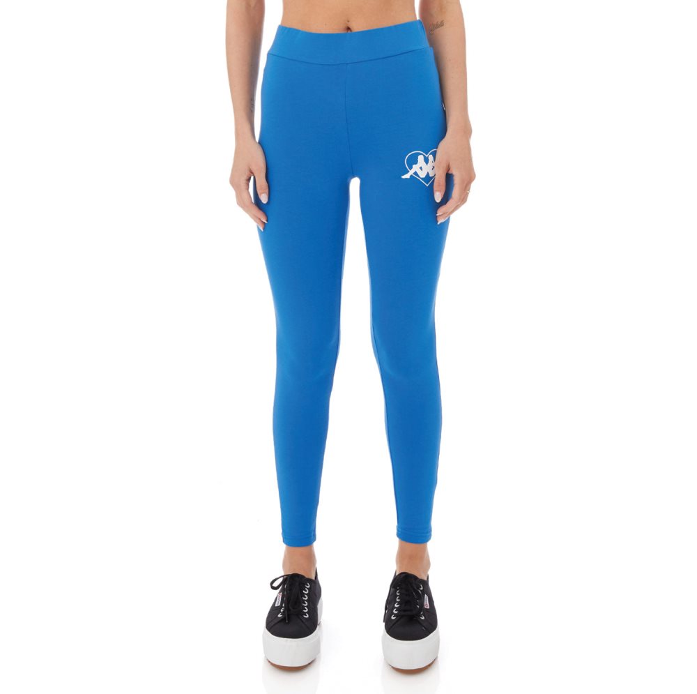 Kappa Authentic Love Tarnow Leggings Blue | HL0162837