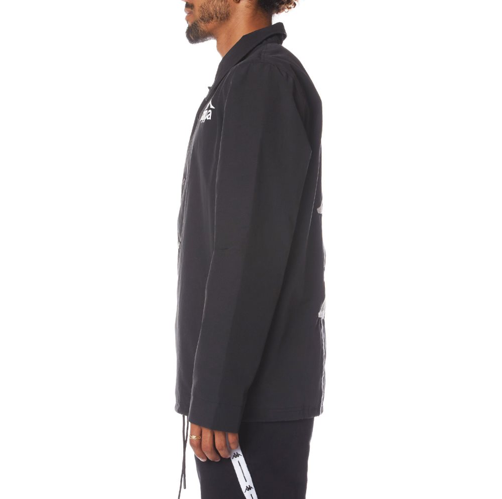 Kappa Authentic Madison Track Jackets Black | IS1478956
