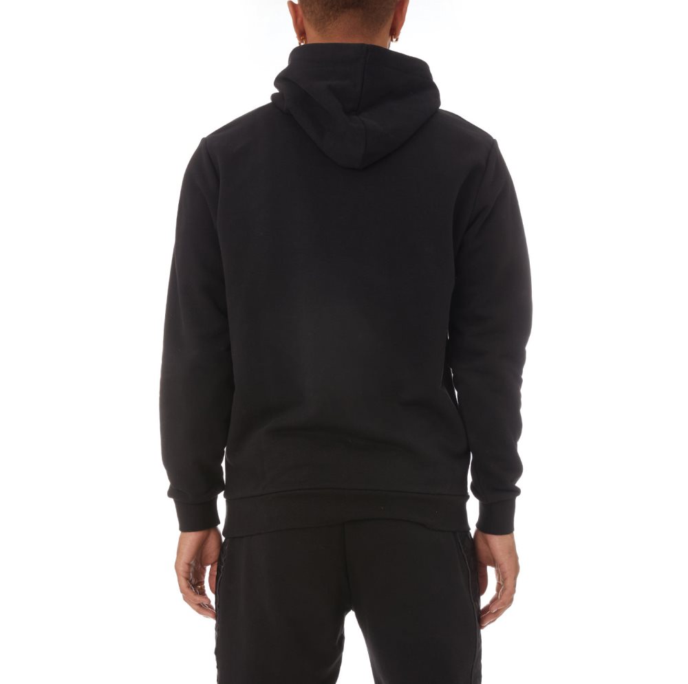 Kappa Authentic Malmo Hoodie Black | TH6801235