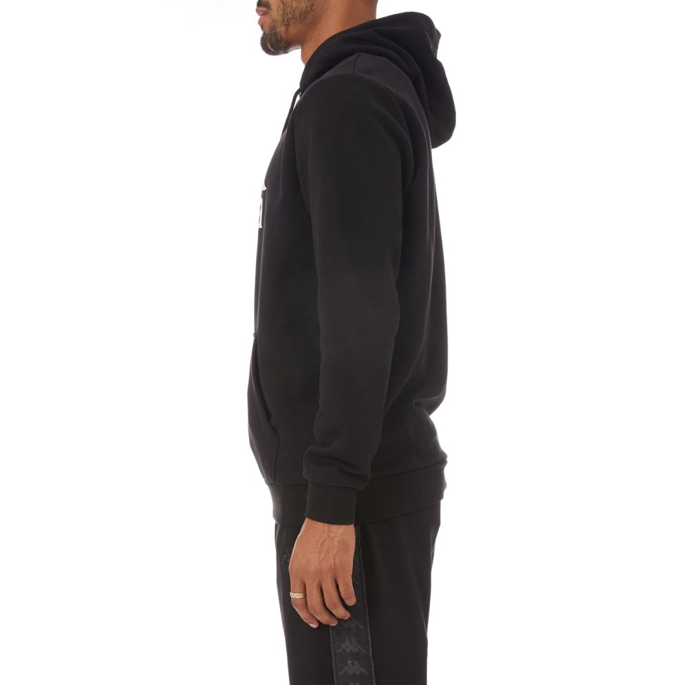 Kappa Authentic Malmo Hoodie Black | YW3259746