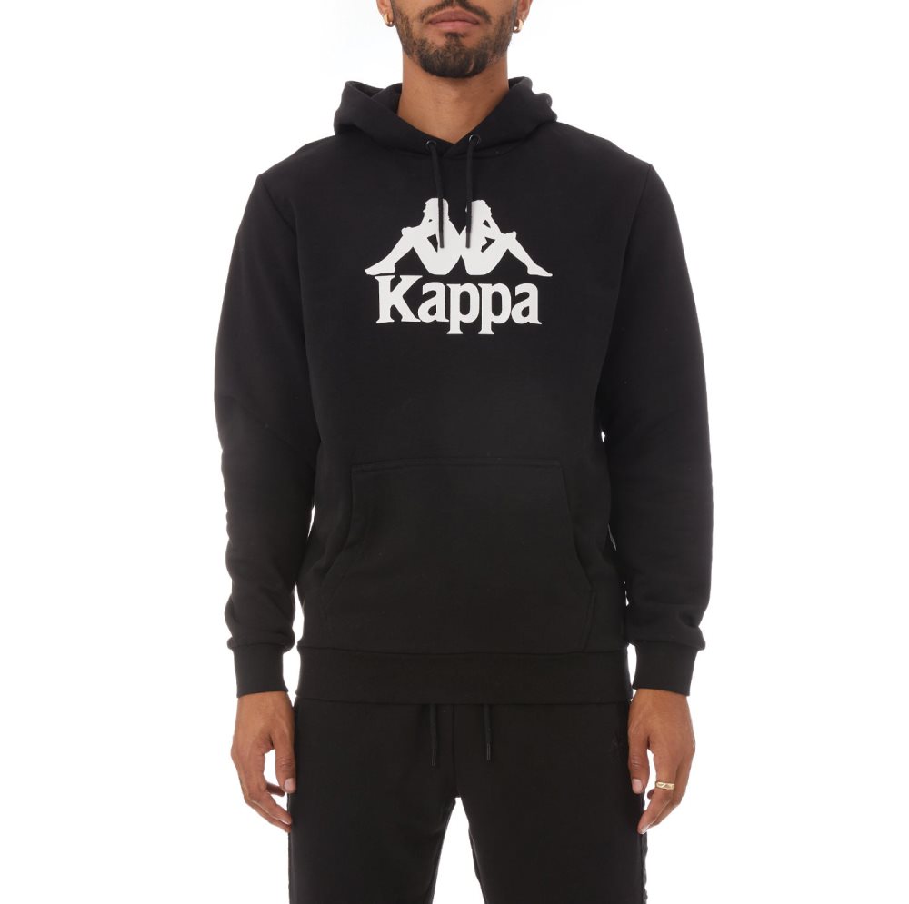 Kappa Authentic Malmo Hoodie Black | YW3259746