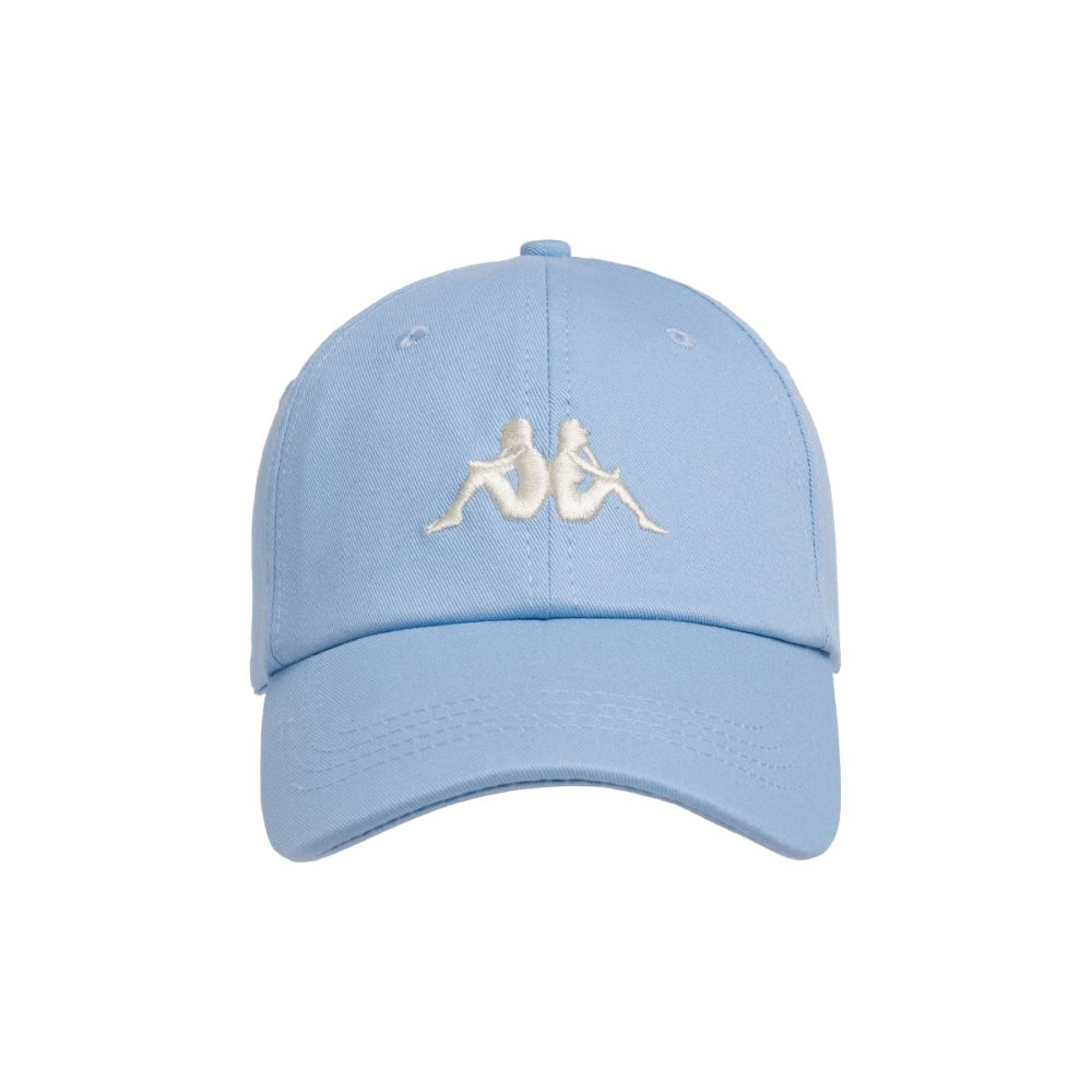 Kappa Authentic Meppel Caps Light Blue Brown | RN0856172