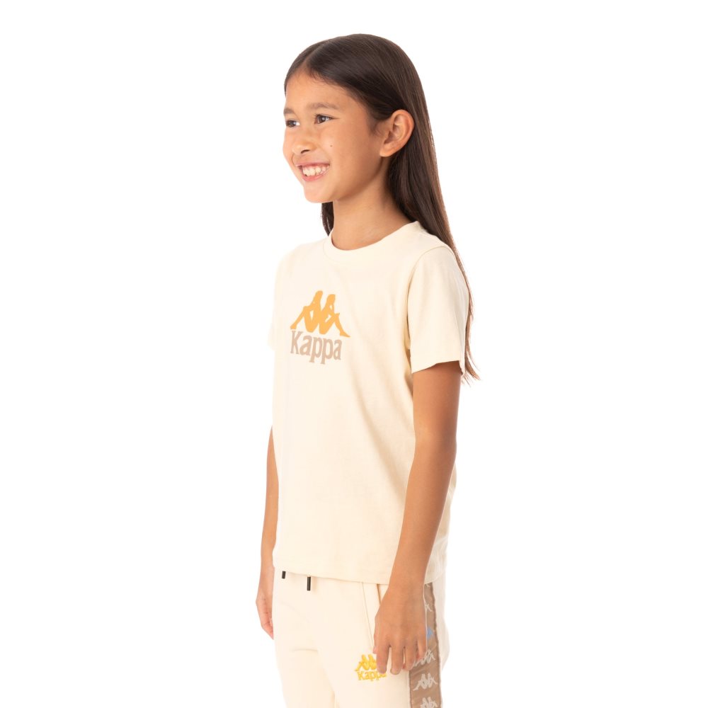 Kappa Authentic Molongio T Shirts Beige | QJ5821907