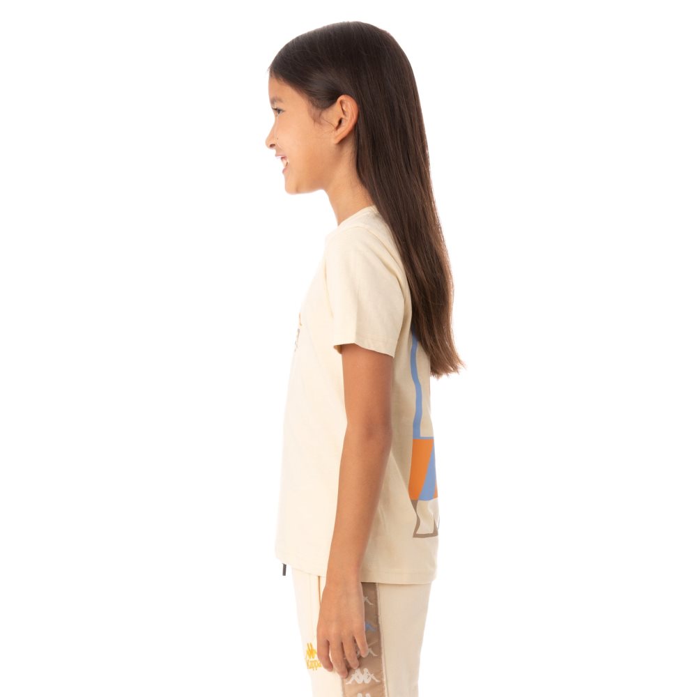 Kappa Authentic Molongio T Shirts Beige | QJ5821907
