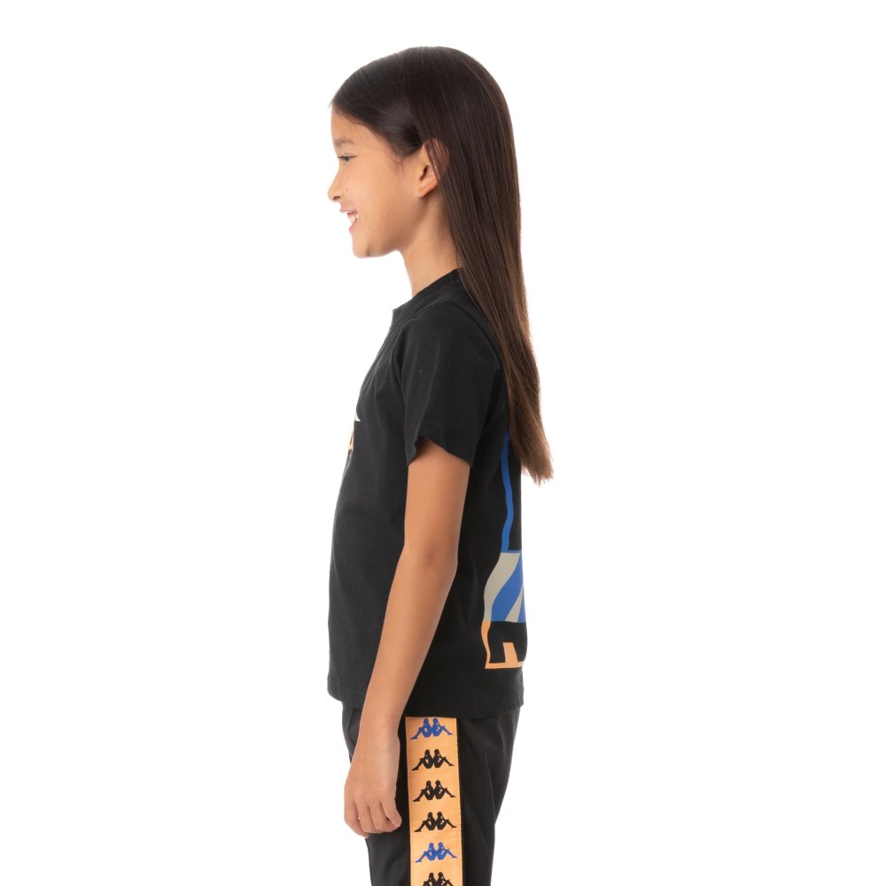 Kappa Authentic Molongio T Shirts Black | YM9528460