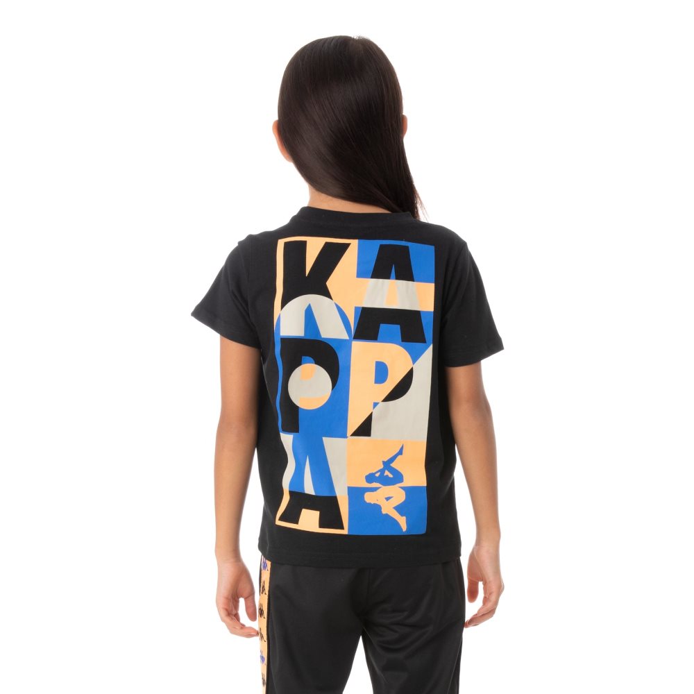 Kappa Authentic Molongio T Shirts Black | YM9528460
