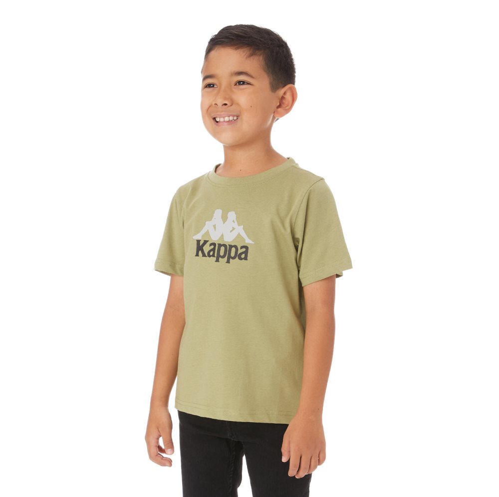 Kappa Authentic Molongio T Shirts Green | ZU3780219