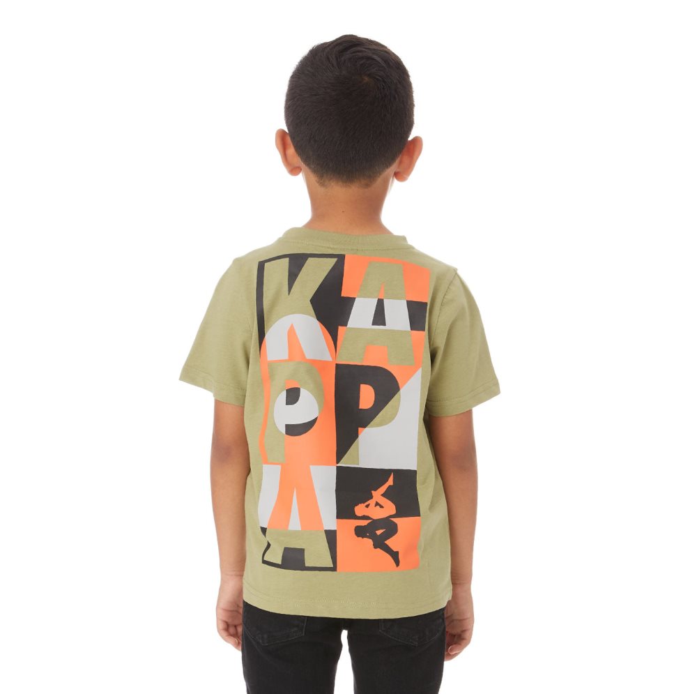 Kappa Authentic Molongio T Shirts Green | ZU3780219