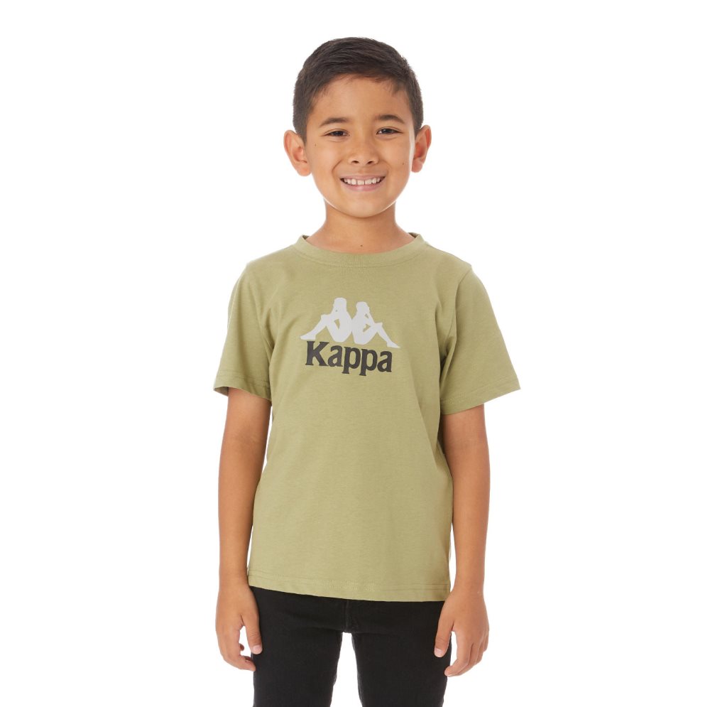 Kappa Authentic Molongio T Shirts Green | ZU3780219