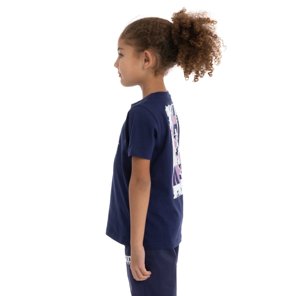 Kappa Authentic Molongio T Shirts Navy Purple | SF6748509