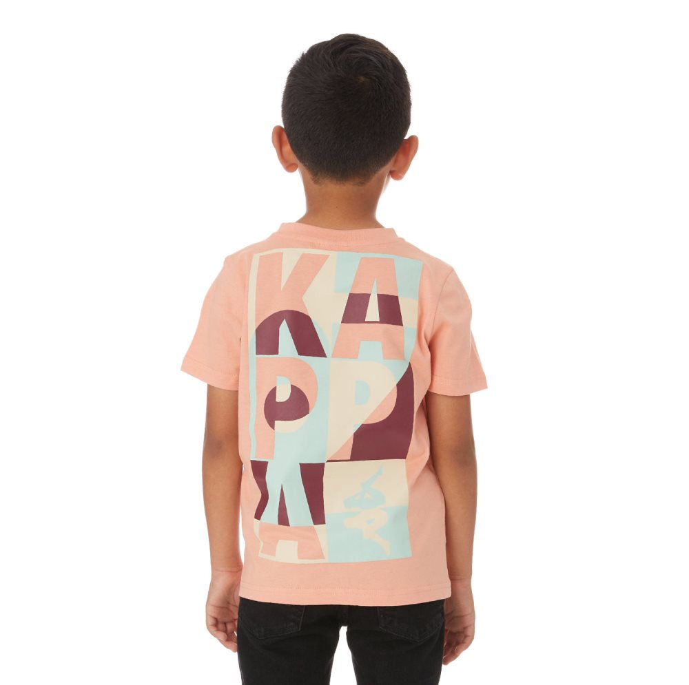 Kappa Authentic Molongio T Shirts Pink Coral | RQ6093781